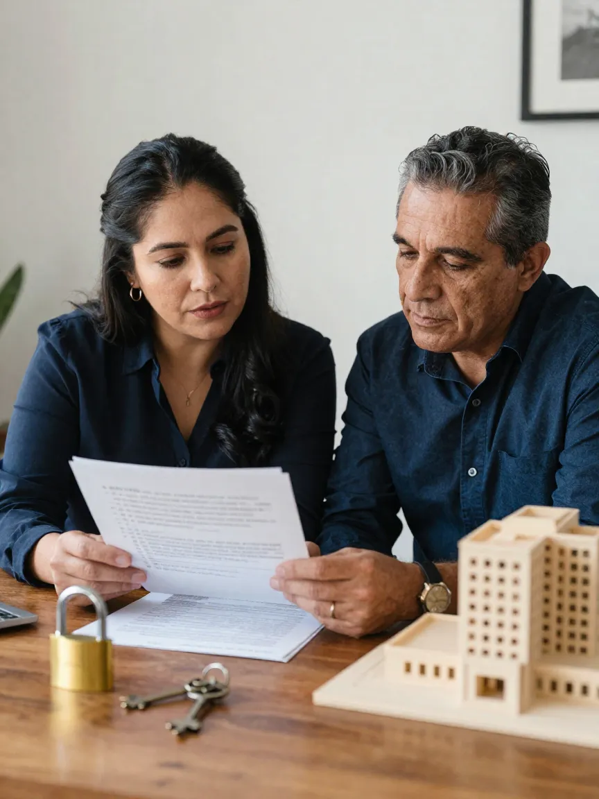 Pareja mexicana propietaria revisa quién debe presentar declaración anual por renta de un inmueble