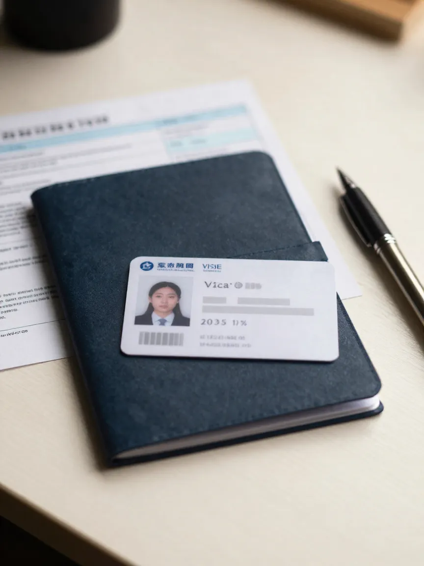 Documentos de identidad y comprobantes sobre una mesa