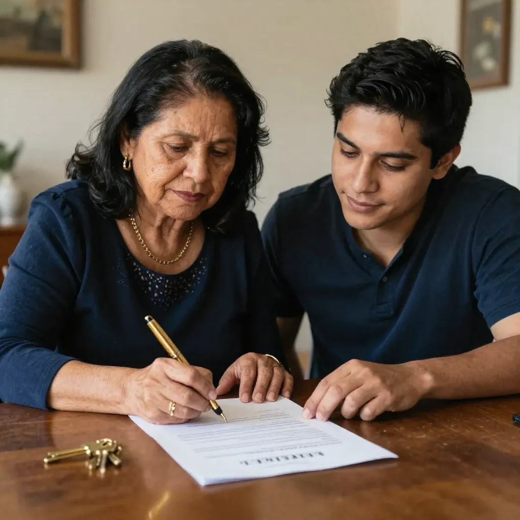 Contrato entre familiares con cláusulas claras